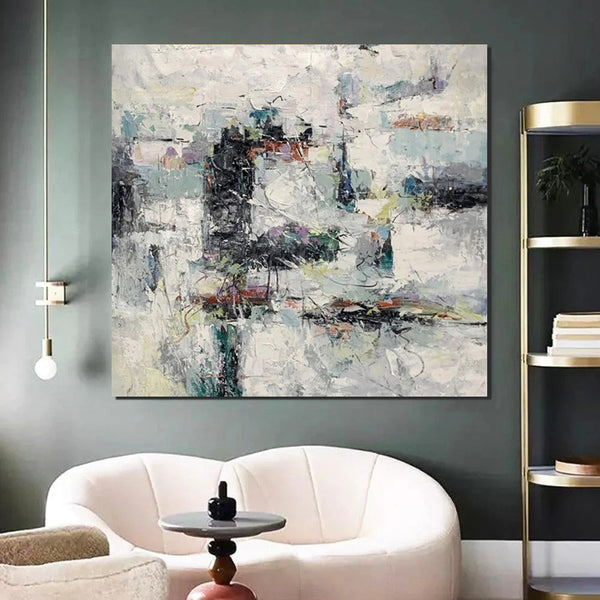 Large Simple Modern Art, Abstract Acrylic Painting, Bedroom Wall Art Paintings, Contemporary Wall Art Paintings, Acrylic Paintings for Living Room-artworkcanvas