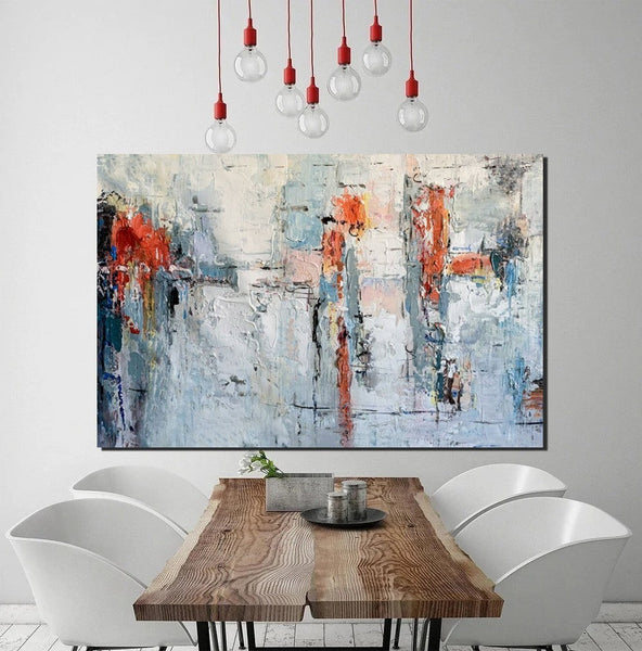 Abstract Acrylic Paintings for Living Room, Buy Paintings Online, Heavy Texture Canvas Art, Modern Contemporary Artwork-artworkcanvas