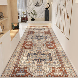 Bedside Runner Rugs, Washable Entryway Runner Rug Ideas, Non Slip Entrance Runner Rugs, Traditional Morocco Long Narrow Runner Rugs, Extra Long Hallway Runners-artworkcanvas