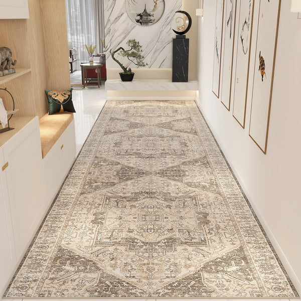 Washable Entryway Runner Rug Ideas, Bedside Runner Rugs, Non Slip Entrance Runner Rugs, Traditional Morocco Long Narrow Runner Rugs, Extra Long Hallway Runners-artworkcanvas