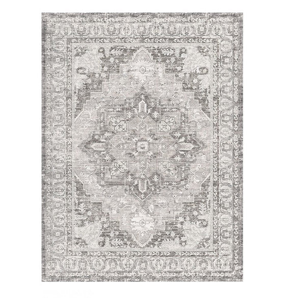 Gray Persain Rugs for Bedroom, Traditional Persian Rug, Vintage Area Rugs for Dining Room, Extra Large Vintage Persian Rugs, Oversized Area Rugs for Living Room-artworkcanvas