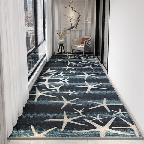 Modern Long Hallway Runners, Washable Entrance Hallway Runners, Extra Long Narrow Runner Rugs, Easy Care Contemporary Entryway Runner Rug Ideas, Kitchen Runner Rugs-artworkcanvas