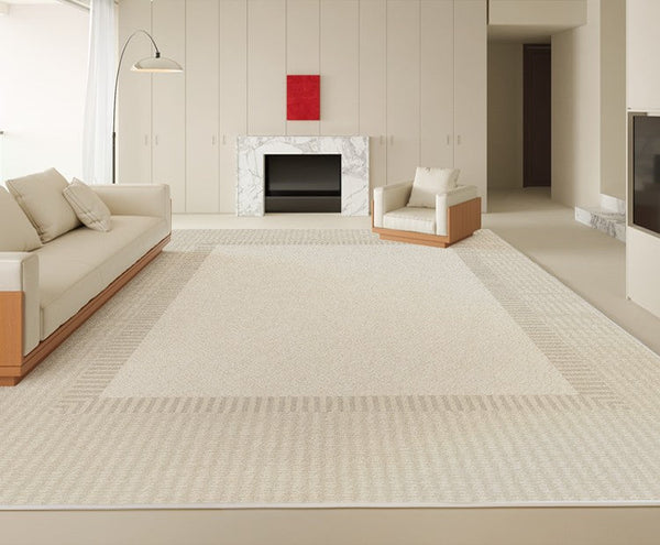 Bedroom Contemporary Soft Rugs, Rectangular Modern Rugs under Sofa, Large Modern Rugs in Living Room, Modern Rugs for Office, Dining Room Floor Carpets-artworkcanvas