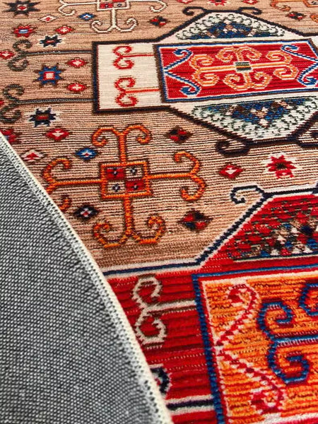 Morocco Area Rugs for Living Room, Persain Rugs for Bedroom, Traditional Colorful Persian Rugs, Vintage Area Rugs for Dining Room-artworkcanvas