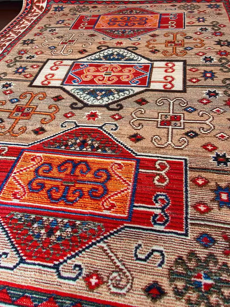 Morocco Area Rugs for Living Room, Persain Rugs for Bedroom, Traditional Colorful Persian Rugs, Vintage Area Rugs for Dining Room-artworkcanvas