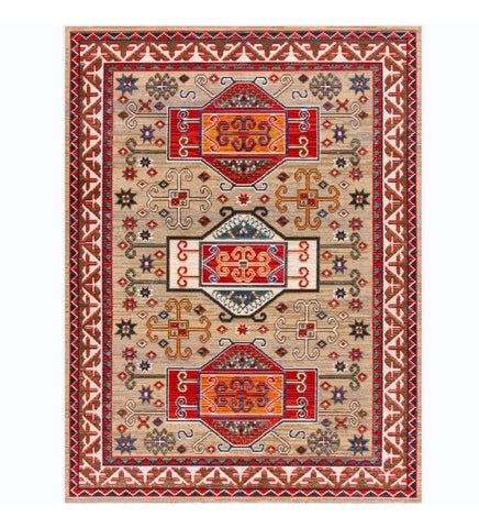 Morocco Area Rugs for Living Room, Persain Rugs for Bedroom, Traditional Colorful Persian Rugs, Vintage Area Rugs for Dining Room-artworkcanvas