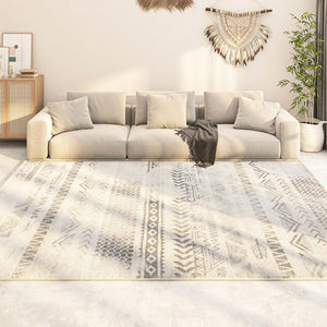 Hallway Modern Runner Rugs, Modern Runner Rugs Next to Bed, Contemporary Rug Ideas for Living Room, Extra Large Modern Rugs for Dining Room-artworkcanvas