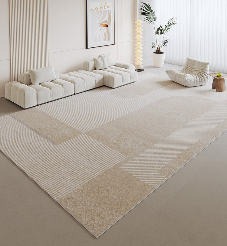 Unique Contemporary Modern Rugs, Large Geometric Carpets, Extra Large Modern Rugs under Dining Room Table, Abstract Modern Rugs for Living Room-artworkcanvas