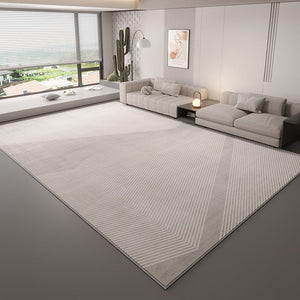 Large Contemporary Floor Carpets, Living Room Modern Area Rugs, Grey Geometric Modern Rugs in Bedroom, Dining Room Modern Rugs-artworkcanvas