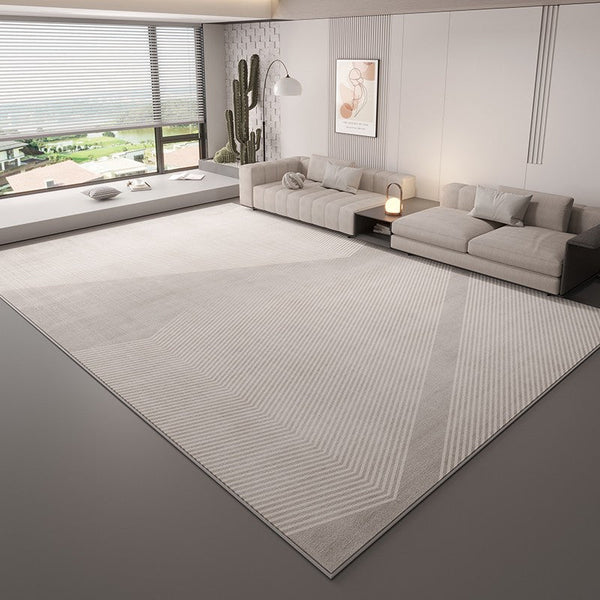 Large Contemporary Floor Carpets, Living Room Modern Area Rugs, Grey Geometric Modern Rugs in Bedroom, Dining Room Modern Rugs-artworkcanvas