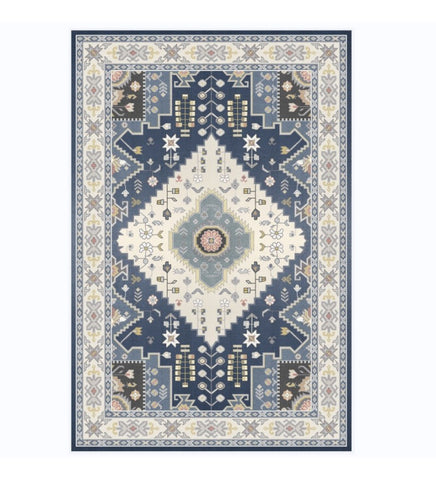 Vintage Area Rugs for Dining Room, Morocco Area Rugs for Living Room, Traditional Persain Rugs for Bedroom, Traditional Colorful Persian Rugs-artworkcanvas