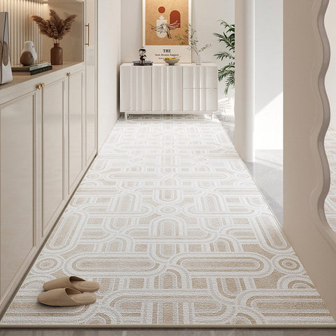 Modern Long Hallway Runners, Extra Long Narrow Runner Rugs, Easy Care Entrance Hallway Runners, Long Hallway Runners, Entryway Runner Rug Ideas, Washable Kitchen Runner Rugs-artworkcanvas