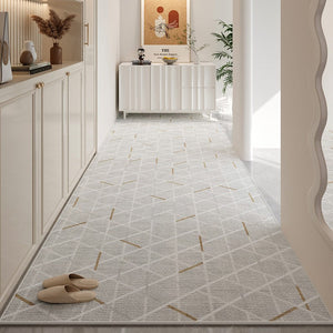 Contepmorary Modern Long Hallway Runners, Extra Long Hallway Runners, Long Narrow Runner Rugs, Entrance Hallway Runners, Non Slip Entryway Runner Rug Ideas-artworkcanvas