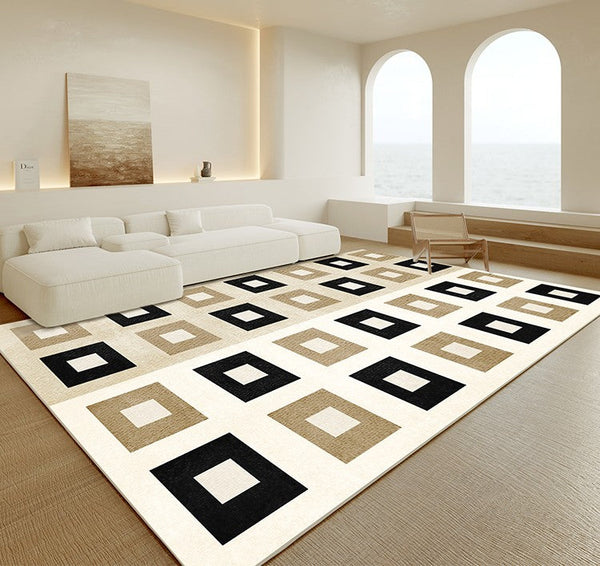 Large Modern Rugs for Living Room, Abstract Modern Area Rugs for Bedroom, Geometric Modern Rugs for Sale, Contemporary Rugs for Bathroom-artworkcanvas