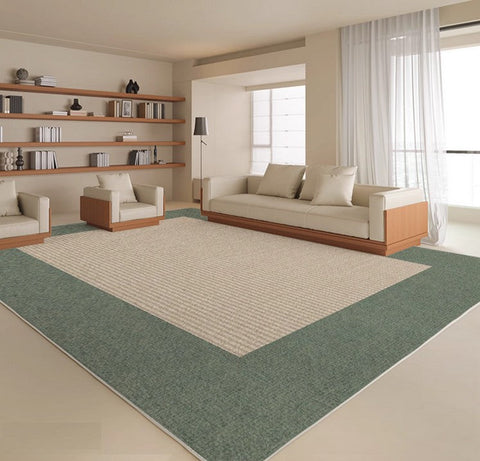 Large Modern Rugs in Living Room, Rectangular Modern Rugs under Sofa, Soft Contemporary Rugs for Bedroom, Dining Room Floor Carpets, Modern Rugs for Office-artworkcanvas