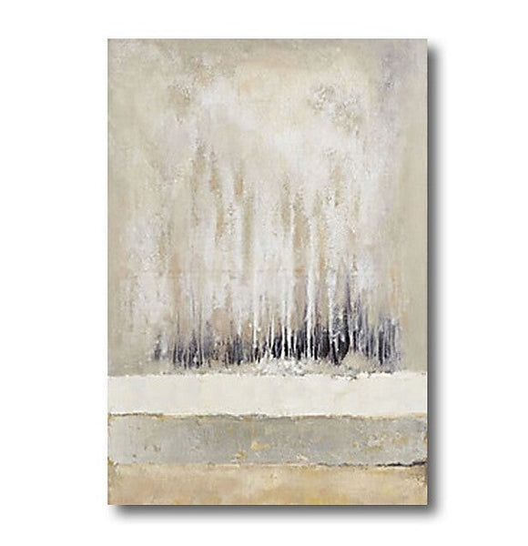 Simple Modern Acrylic Paintings, Forest Tree Painting, Canvas Painting Landscape, Abstract Landscape Painting, Paintings for Living Room-artworkcanvas