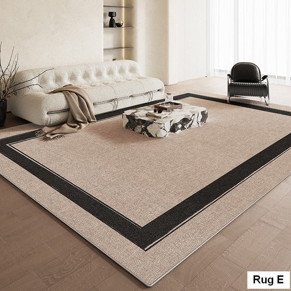 Contemporary Abstract Rugs for Dining Room, Simple Abstract Rugs for Living Room, Bedroom Floor Rugs, Modern Rug Ideas for Living Room-artworkcanvas