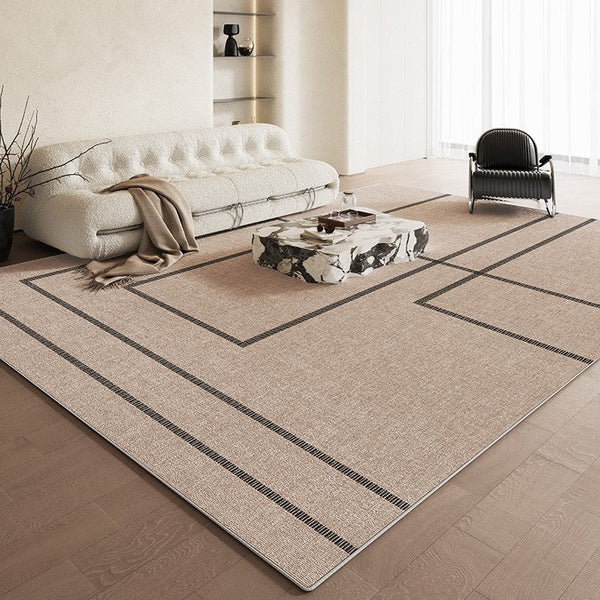 Modern Rug Ideas for Living Room, Contemporary Abstract Rugs for Dining Room, Simple Abstract Rugs for Living Room, Bedroom Floor Rugs-artworkcanvas