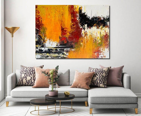 Living Room Wall Art, Modern Wall Art Paintings, Buy Paintings Online, Huge Canvas Painting-artworkcanvas