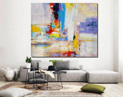 Modern Wall Painting, Contemporary Acrylic Art, Modern Paintings for Bedroom, Living Room Wall Paintings, Hand Painted Canvas Painting-artworkcanvas