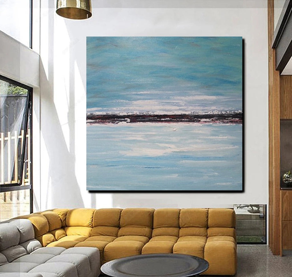 Large Paintings for Sale, Simple Abstract Paintings, Seascape Acrylic artworkcanvas