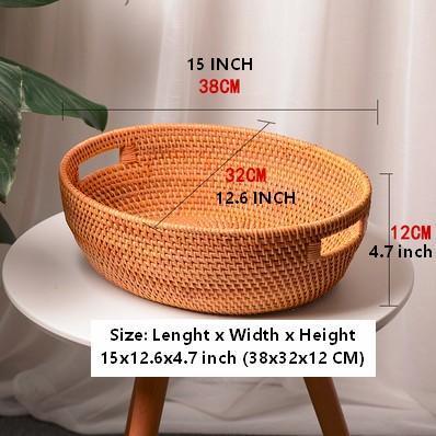 Rustic Basket, Vietnam Handmade Storage Basket, Woven Basket with Cover –  artworkcanvas