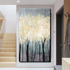 Acrylic Abstract Painting, Tree Paintings, Large Painting on Canvas, Living Room Wall Art Paintings, Buy Paintings Online, Acrylic Painting for Sale-artworkcanvas