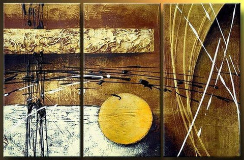 Large Painting, Abtract Art, Bedroom Wall Art, Canvas Painting, Abstract Art, Contemporary Art, 3 Piece Canvas Art-artworkcanvas