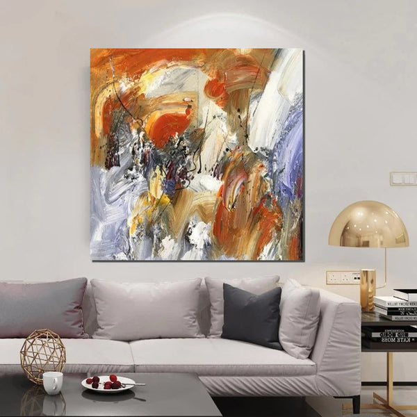 Large Paintings for Living Room, Bedroom Wall Painting, Hand Painted Acrylic Painting, Modern Contemporary Art, Modern Paintings for Dining Room-artworkcanvas