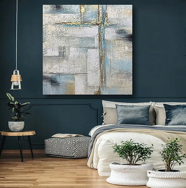 Simple Painting Ideas for Living Room, Acrylic Painting on Canvas, Large Paintings for Office, Buy Paintings Online, Oversized Canvas Paintings-artworkcanvas