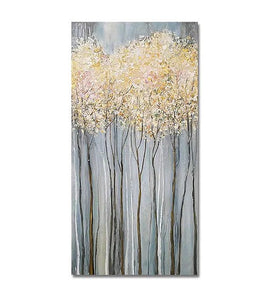 Modern Abstract Art Paintings, Tree Wall Art Paintings, Acrylic Paintings for Dining Room, Hand Painted Art, Abstract Landscape Paintings, Bedroom Wall Art Ideas-artworkcanvas