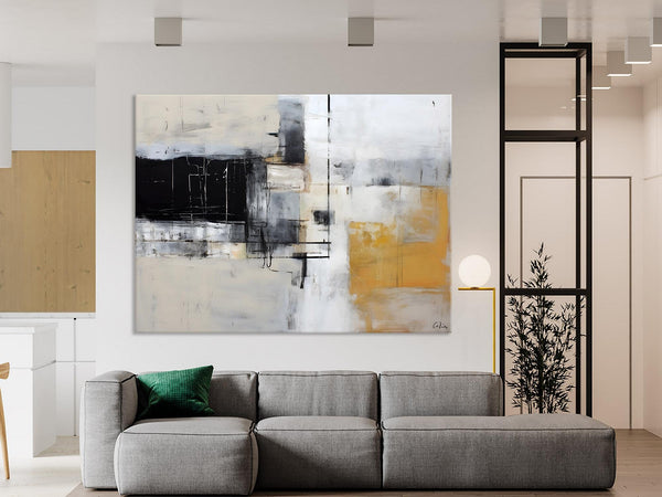 Modern Abstract Art Paintings, Extra Large Canvas Painting for Bedroom, Original Canvas Wall Art, Oversized Contemporary Acrylic Paintings-artworkcanvas