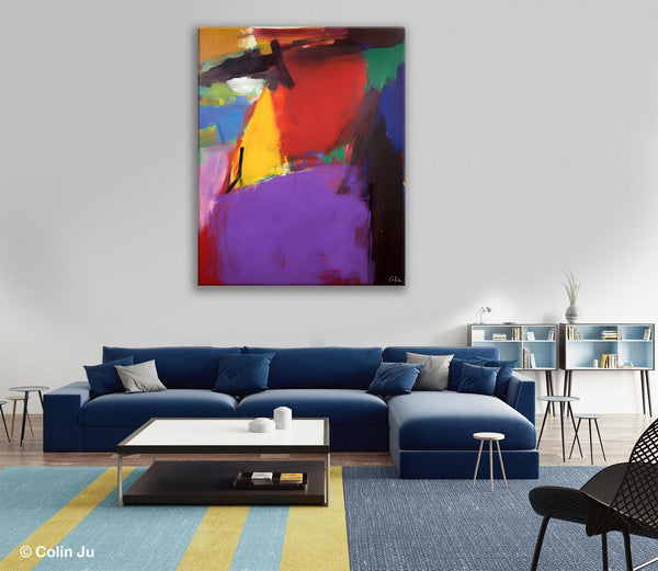 Abstract Painting on Canvas, Extra Large Abstract Painting for Living Room, Large Original Abstract Wall Art, Contemporary Acrylic Paintings-artworkcanvas