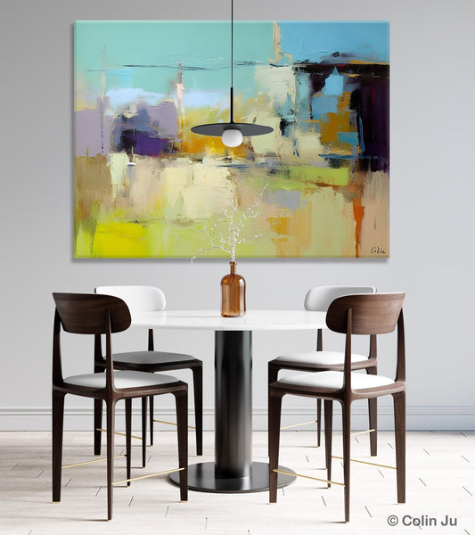 Large Acrylic Paintings on Canvas, Original Abstract Art, Contemporary Acrylic Painting on Canvas, Oversized Modern Abstract Wall Paintings-artworkcanvas