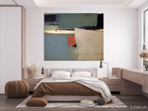 Huge Abstract Painting for Bedroom, Large Original Abstract Wall Art, Oversized Contemporary Acrylic Paintings, Abstract Paintings on Canvas-artworkcanvas