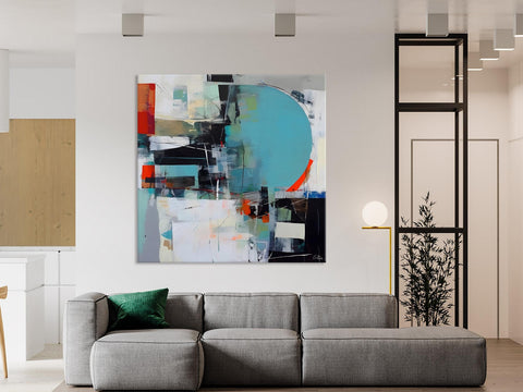 Modern Acrylic Artwork, Original Modern Paintings, Contemporary Canvas Art for Bedroom, Heavy Texture Canvas Art, Large Abstract Paintings-artworkcanvas