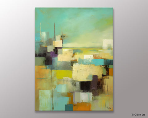 Original Canvas Art, Contemporary Acrylic Painting on Canvas, Large Wall Art Painting for Bedroom, Oversized Modern Abstract Wall Paintings-artworkcanvas