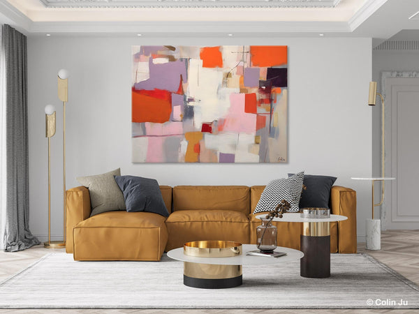 Acrylic Paintings on Canvas, Large Original Abstract Art, Contemporary Acrylic Painting on Canvas, Oversized Modern Abstract Wall Paintings-artworkcanvas