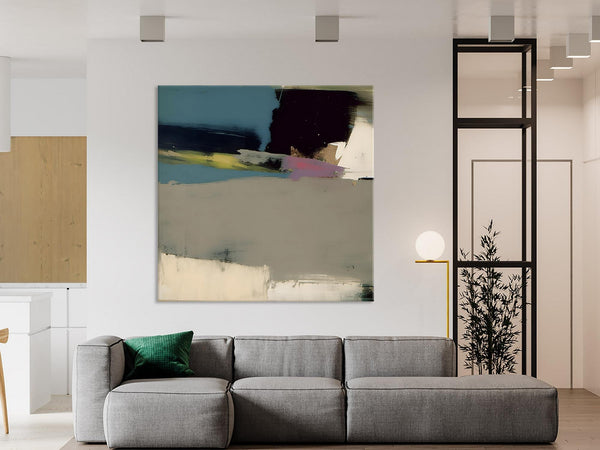 Abstract Wall Art for Bedroom, Original Modern Acrylic Artwork, Modern Canvas Art Paintings, Extra Large Abstract Paintings for Dining Room-artworkcanvas