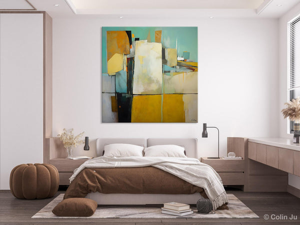 Modern Canvas Paintings, Contemporary Canvas Art, Original Modern Wall Art, Modern Acrylic Artwork, Large Abstract Painting for Bedroom-artworkcanvas