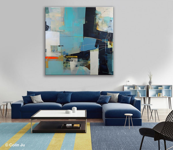 Original Abstract Wall Art, Contemporary Canvas Art, Simple Canvas Paintings, Large Abstract Art for Bedroom, Modern Acrylic Art for Sale-artworkcanvas