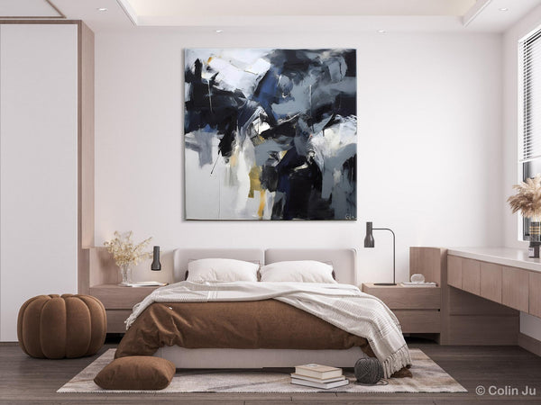 Simple Modern Acrylic Art, Modern Original Abstract Art, Large Abstract Art for Bedroom, Canvas Paintings for Sale, Contemporary Canvas Art-artworkcanvas