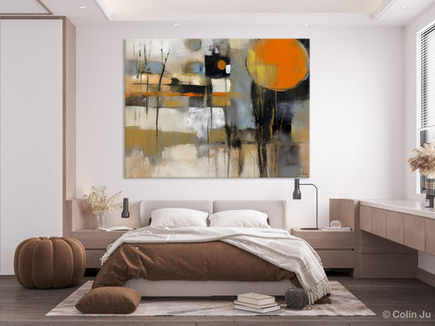 Large Wall Art Painting for Bedroom, Oversized Abstract Wall Art Paintings, Original Modern Artwork, Contemporary Acrylic Painting on Canvas-artworkcanvas