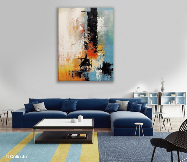 Contemporary Wall Art Paintings, Hand Painted Canvas Art, Original Abstract Art, Modern Acrylic Paintings, Large Paintings for Living Room-artworkcanvas