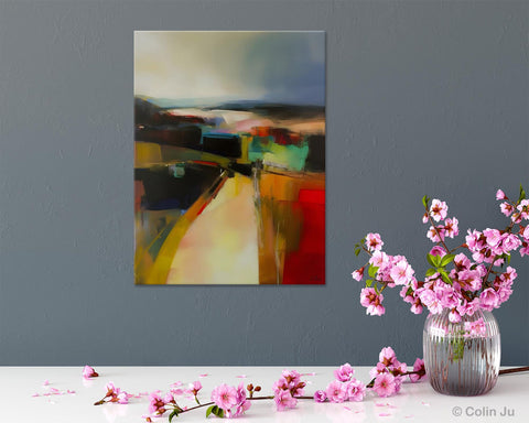 Original Landscape Paintings, Acrylic Painting on Canvas, Extra Large Paintings for Bedroom, Modern Paintings, Large Contemporary Wall Art-artworkcanvas