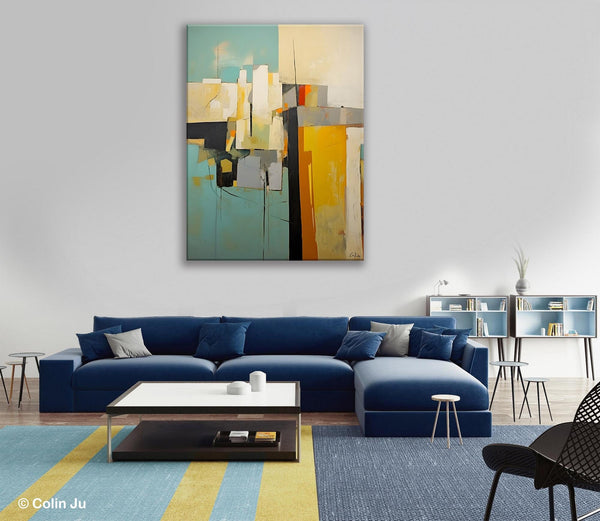 Abstract Paintings, Large Contemporary Wall Art, Extra Large Paintings for Living Room, Heavy Texture Canvas Art, Original Modern Painting-artworkcanvas