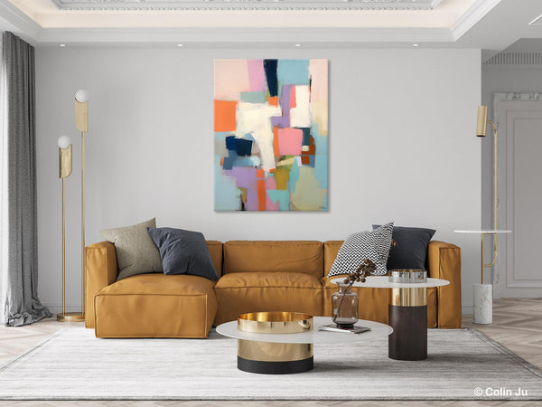 Extra Large Modern Wall Art, Acrylic Painting on Canvas, Contemporary Painting, Canvas Paintings for Dining Room, Original Abstract Painting-artworkcanvas