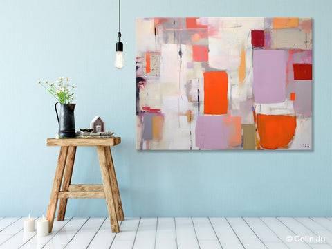 Large Wall Art Ideas for Bedroom, Hand Painted Canvas Art, Oversized Canvas Paintings, Original Abstract Art, Contemporary Acrylic Artwork-artworkcanvas