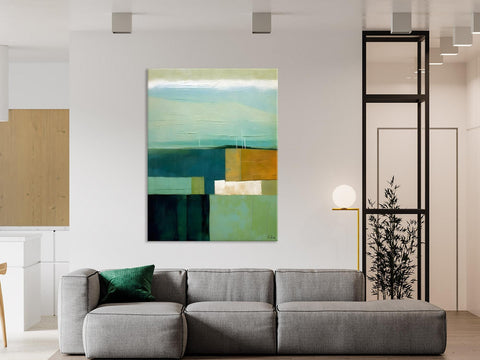 Large Wall Art Painting for Bedroom, Original Canvas Artwork, Contemporary Acrylic Painting on Canvas, Oversized Abstract Wall Art Paintings-artworkcanvas