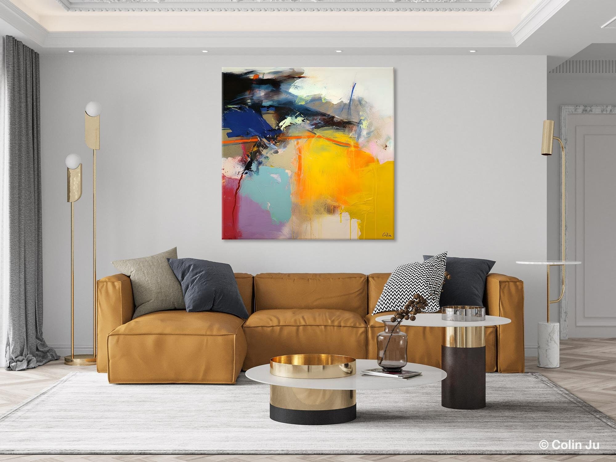 Original Modern Abstract Artwork, Extra Large Canvas Paintings for Living Room, Modern Canvas Art Paintings, Abstract Wall Art for Sale-artworkcanvas